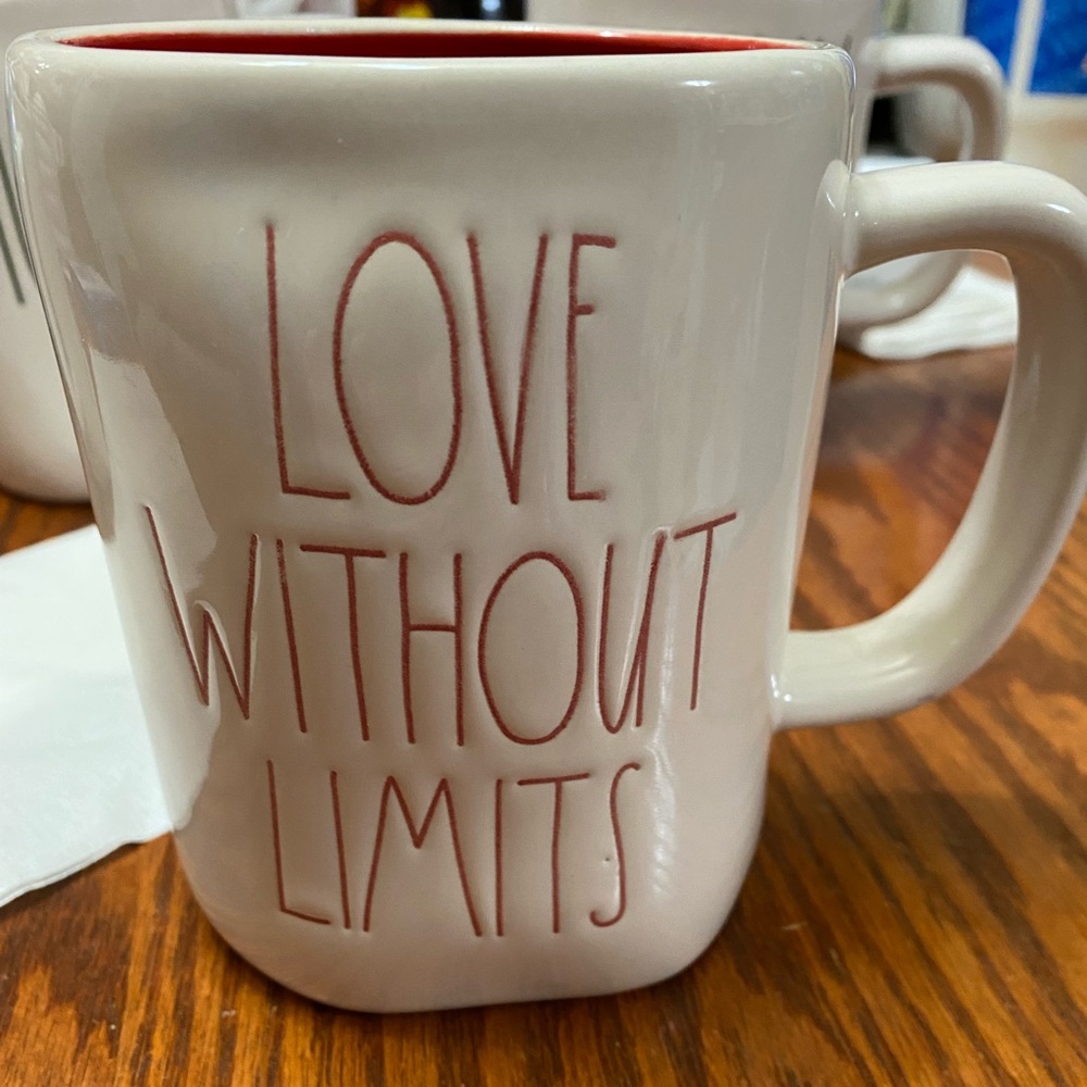 Rae Dunn Love Without Limits Mug